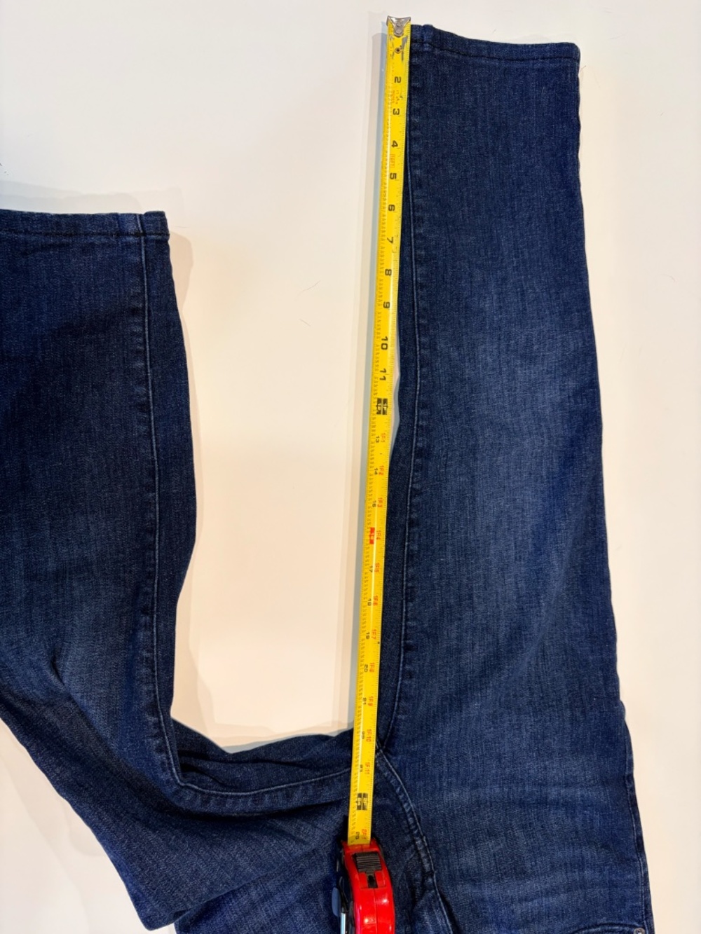 FRAME High Rise Straight Jeans 26 Guilty Blue Petite Altered 25" - Picture 10 of 12